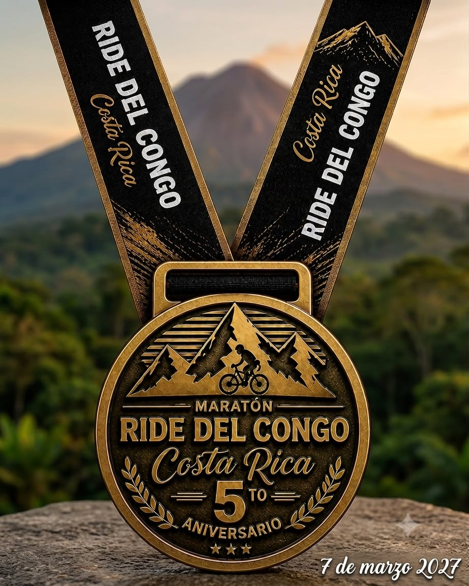 Medalla oficial MTB Ride del Congo 2027